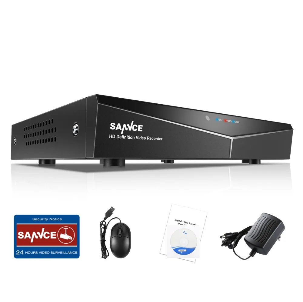 SANNCE 8CH 5в1 1080N CCTV DVR цифровой видеорегистратор домашняя система видеонаблюдения Полный H.264 HDMI P2P удаленный доступ Onvif