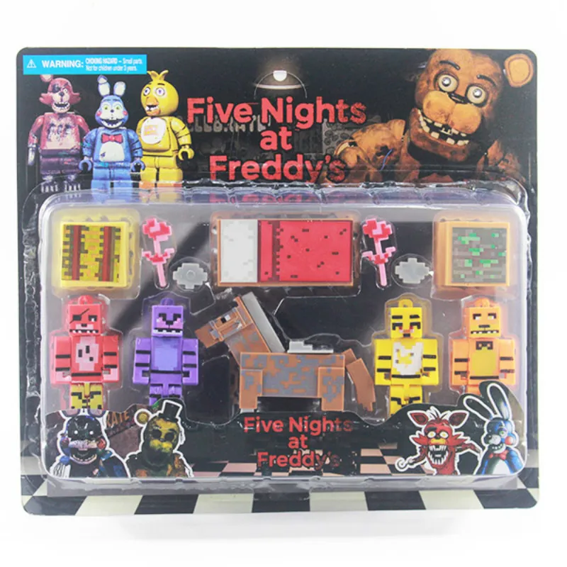 12 шт./Набор для Minecraft Five Nights At Freddy's игрушка из фнаф кукла модель Фокси Бонни и