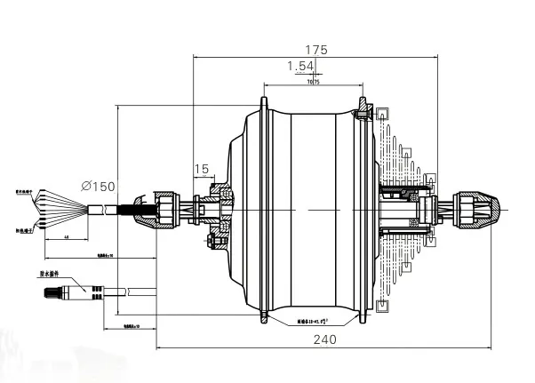 Новинка, распродажа, Bicicleta Eletrica, комплект для электрического велосипеда,, 48v500w Dgw25, задний мотор-ступица для Fat Bike Kit