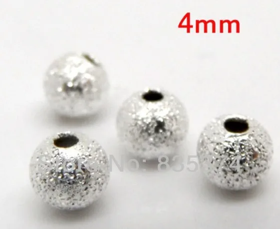 

Free shipping,500 Silver Plated Stardust Spacer Beads 4mm Dia
