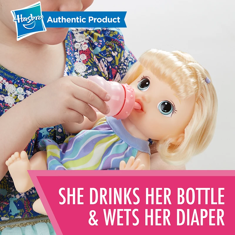 Hasbro Baby Alive краска для пальцев детские светлые волосы реалистичные Reborn куклы
