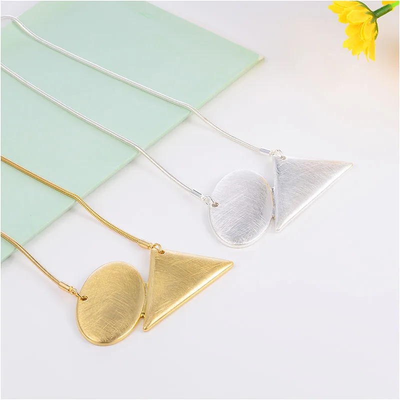 Shineland Новинка 2018 года Панк себе унисекс простой геометрический рисунок цепочки и