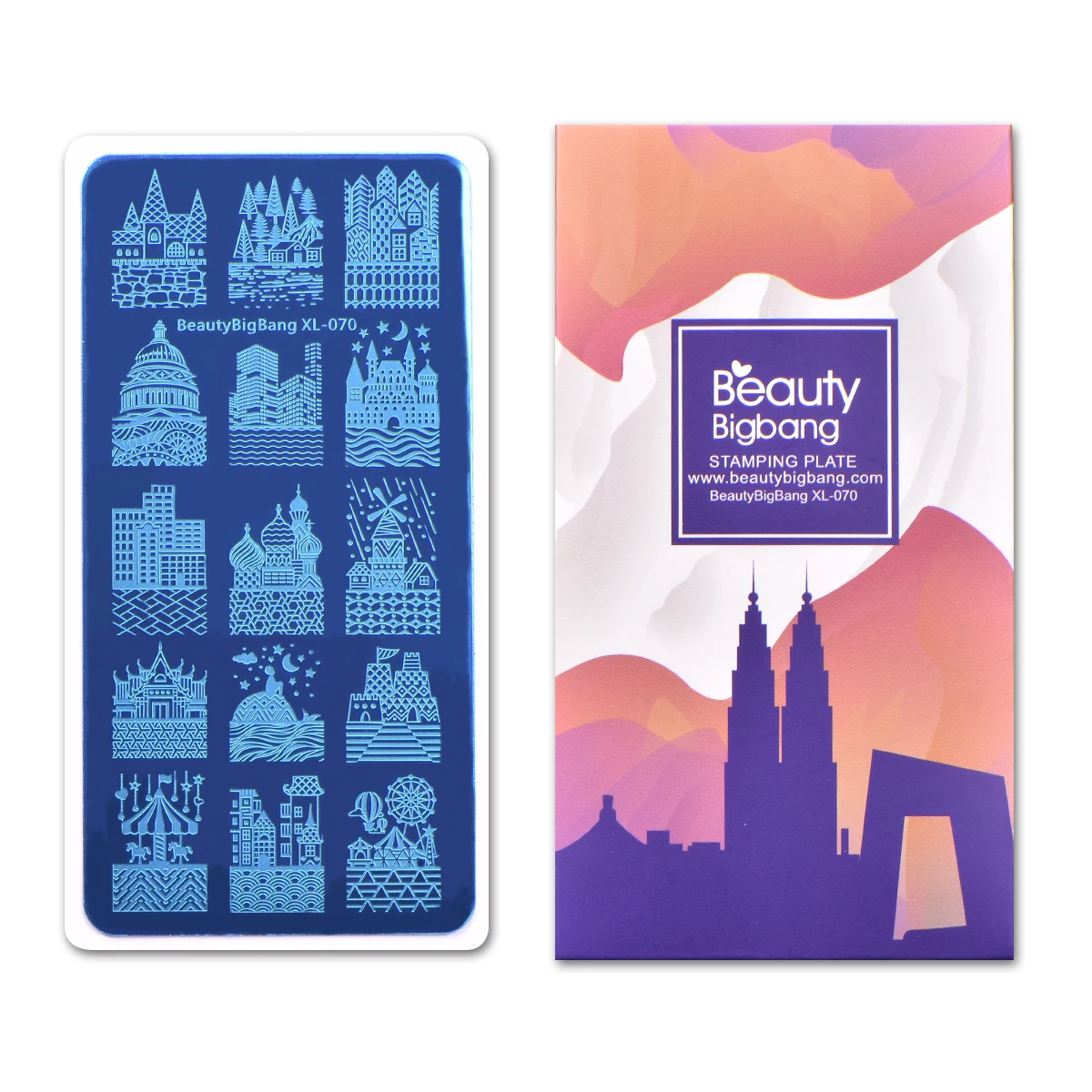BeautyBigBang 1 шт. тиснение для ногтей геометрический Египетский мультфильм абстрактные линии ногтей шаблон штамповочных плит инструменты для дизайна ногтей XL-060