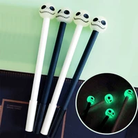 2 pcslot cool luminous pens boys toy gift novelty black white gel pen neutral pens for writing school supplies stationery