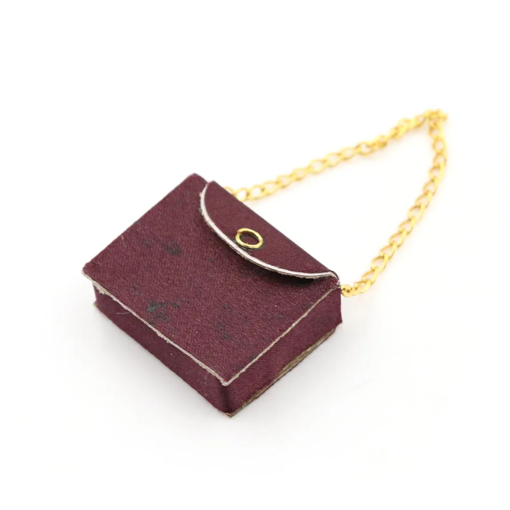 Newest 1/12 Scale Dollhouse Miniature Womens Fashion Bag Handbag Model Toy for 12th Dolls House Accessories | Игрушки и хобби