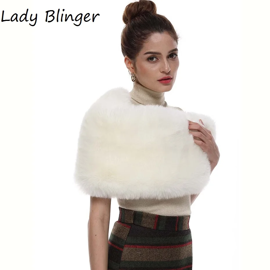 Женский супермягкий шарф Blinger из искусственного кроличьего меха шаль пашмины на