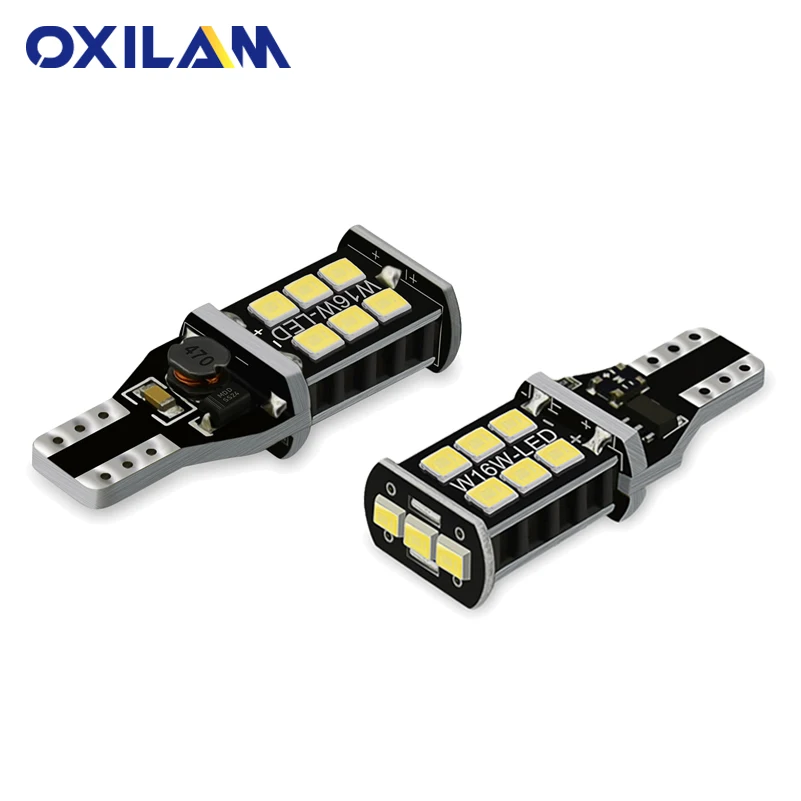 OXILAM 2x T15 W16W светодиодный Canbus резервный фонарь заднего хода для Kia Rio K2 3 подлокотник