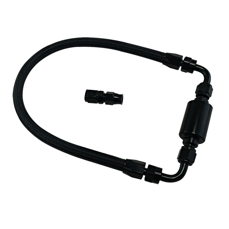 WLR-черный заправленный комплект для топливной линии встроенный фильтр Honda Civic Integra