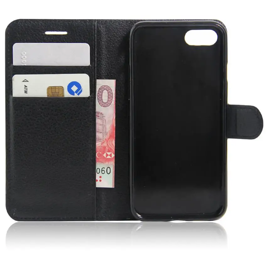 Чехол-книжка с бумажником для Apple iPhone 4, 4S, 5, 5C, 5S, SE, 6, 6 S, 7, 8 Plus, кошелек, сумка для телефона с отделениями для карт, чехол s для iPhone X