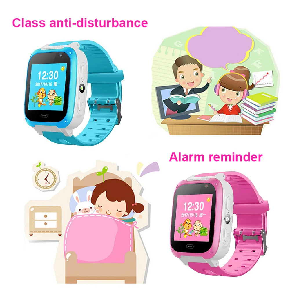 Детские Смарт часы с защитой от потери SOS LBS базовая станция позиционирование