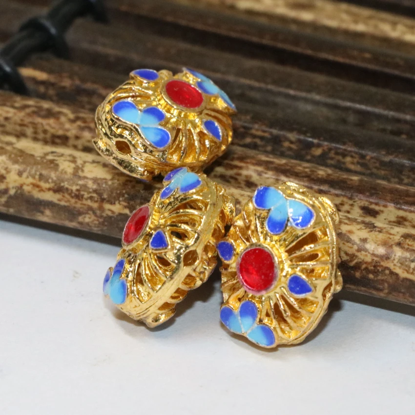 5 шт. аксессуары в античном стиле прямоугольные полазоне эмалированные