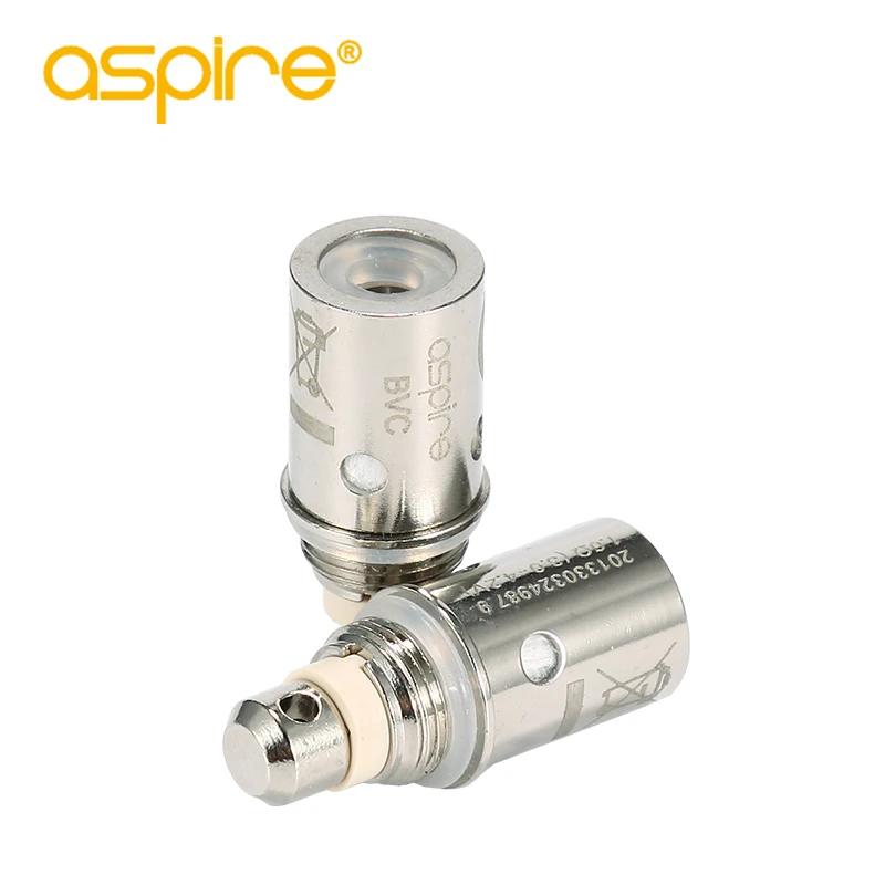 5pcs/pack Aspire Regular BVC Coil 1.6ohm 1.8ohm 1.2ohm Replacement Vape Core Atomizer Head for CE5 Clearomizer and Spryte Kit |