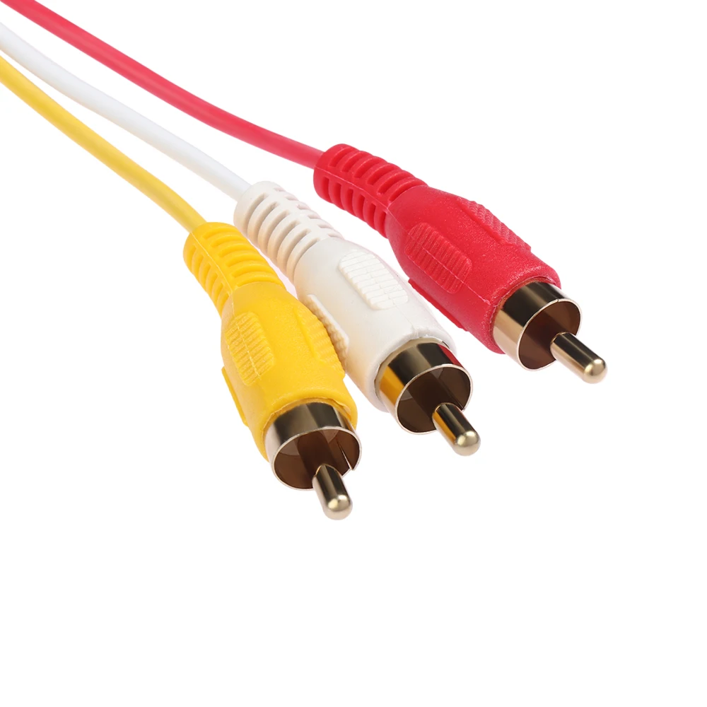 1 шт. 5 м штекер 3 RCA Видео Аудио AV HDMI совместимый кабель адаптер для HDTV 1080P/Y9X3