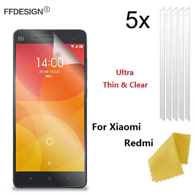 5x Защитная пленка для экрана с защитой от царапин Xiaomi Redmi Note 5 Pro 4 4X 5A 3 Plus 4A защита