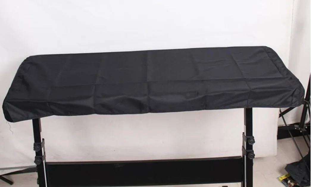 Черная фортепианная Пылезащитная ламинированная ткань для фортепианной