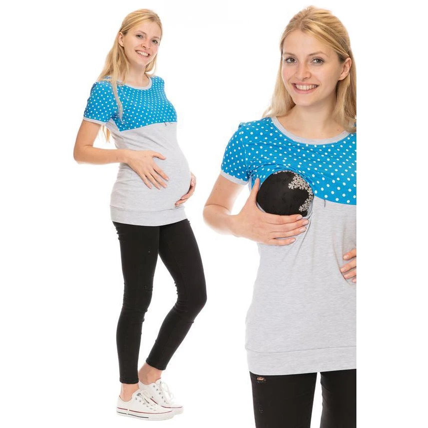 

Maternity Breastfeeding Hooded Top Print Nursing Mothers T Shirt Pregnant Hoodies Lactation Clothes For Women Pregnancy Clothing