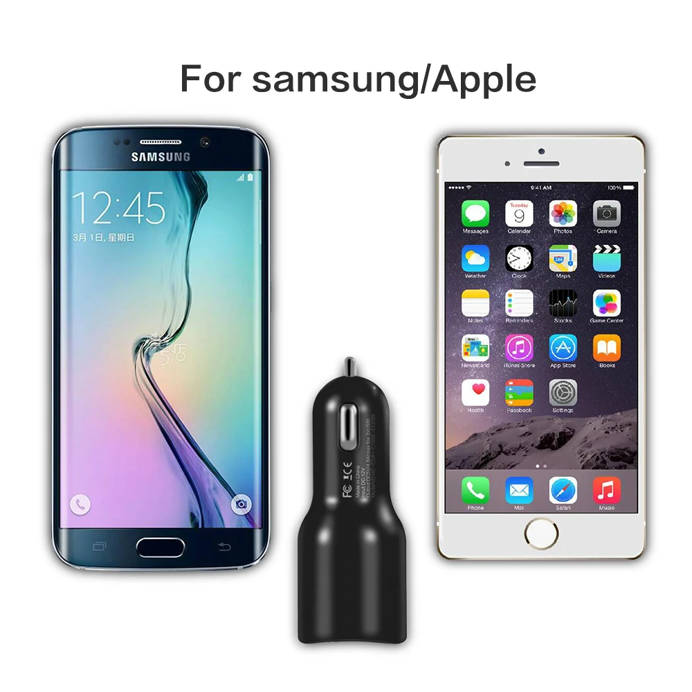 USB Двойной Автомобильное Зарядное Устройство Qualcomm Быстрая Зарядка 3.0 Мобильный