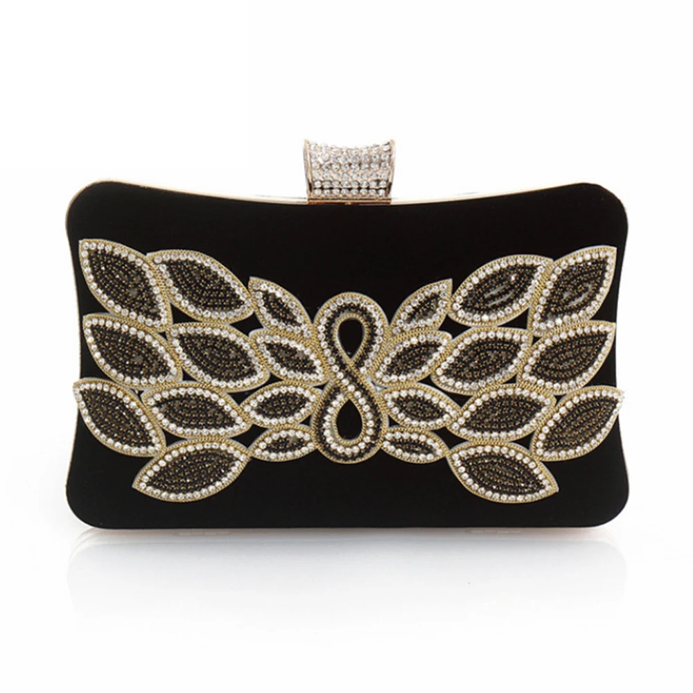 Женская вечерняя сумка клатч вельветовые стикеры стразы сумки с бриллиантами