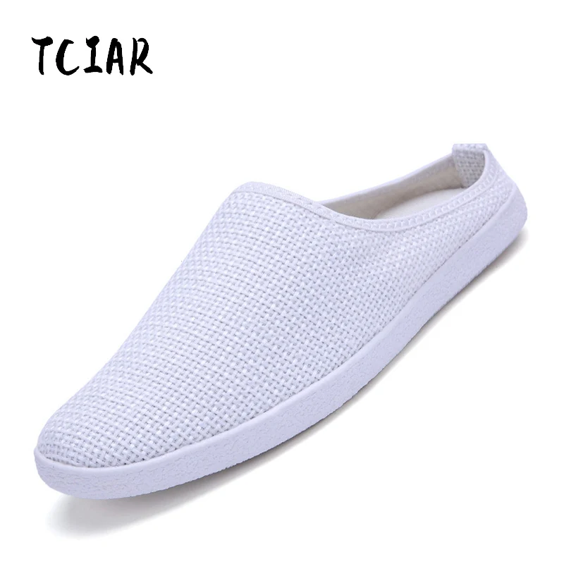 Летние Для мужчин s конопли Уличная обувь удобные мягкие мокасины на плоской