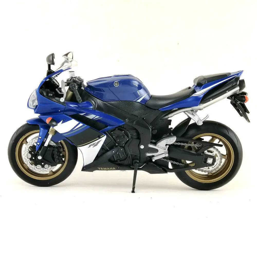 Welly 1:10 YAMAHA YZF R1 синий мотоцикл велосипед Модель игрушки Новый в коробке| |