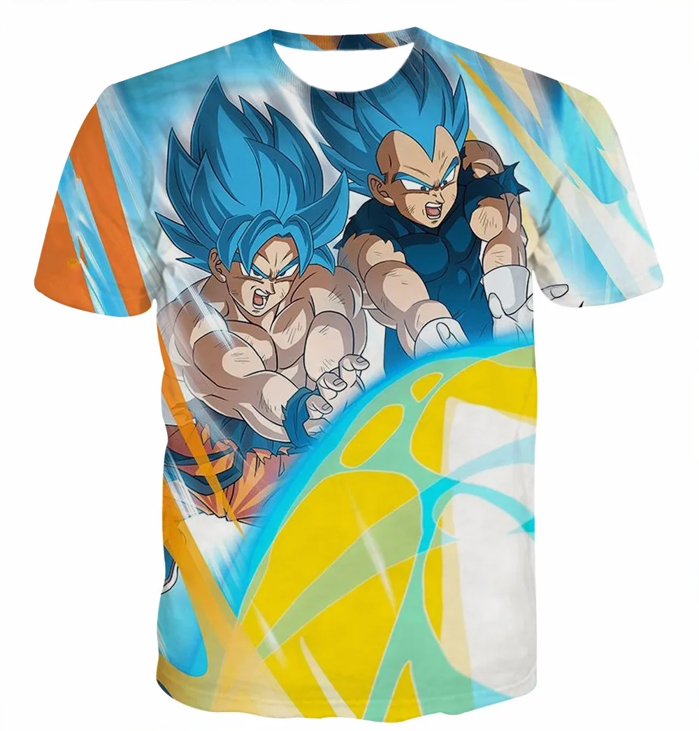 AC &amp DBZ/Новая Мужская модная короткая футболка Детская с персонажами из аниме