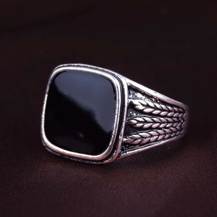 Новый модный старинное серебро покрытием унисекс в стиле панк роскошные