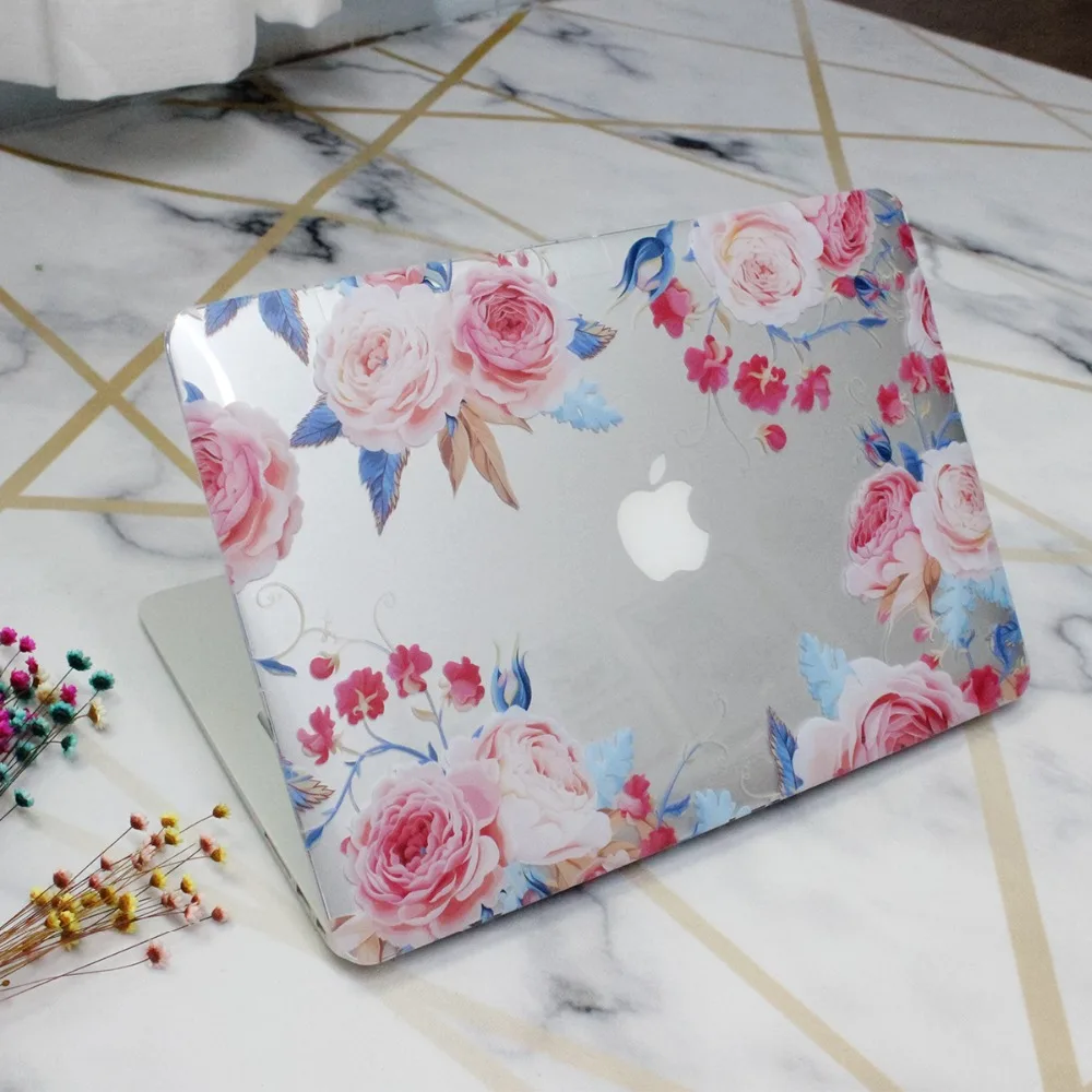 Чехол чехол для ноутбука MacBook Air 11 A1465/air 13 A1932 A1466 pro 13 retina 13 A1502 Mac book Pro 13 A2159 цветок чехол