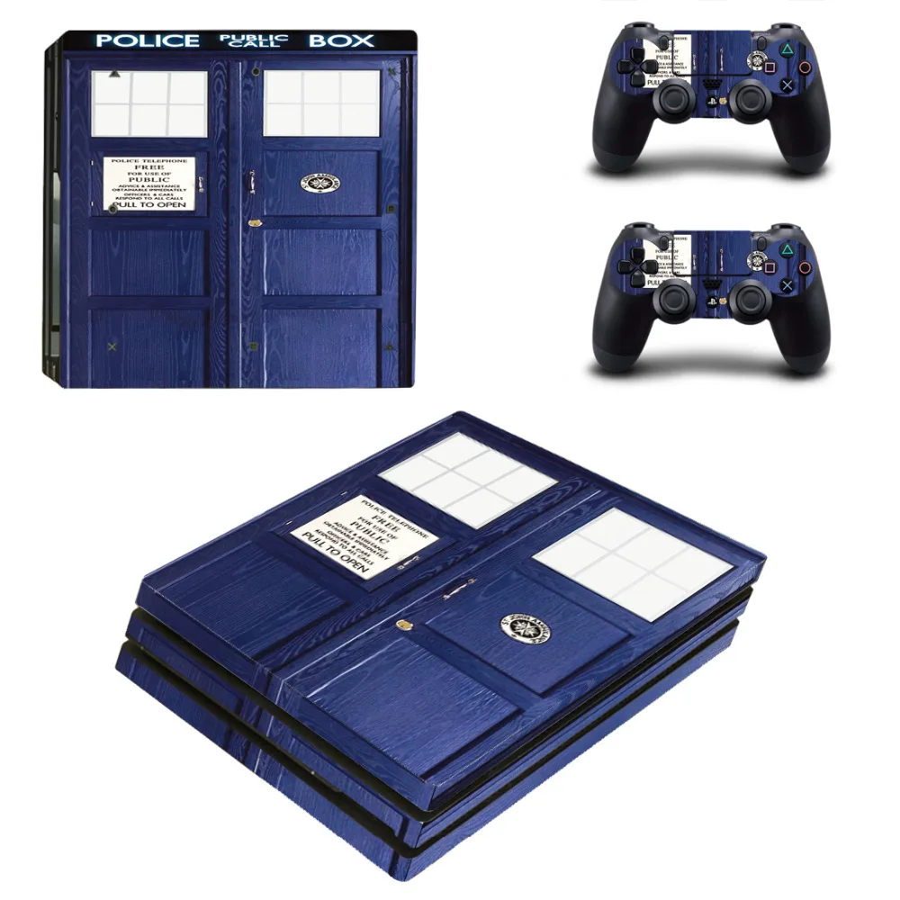 Наклейки Доктор Кто для консоли Sony PlayStation 4 и контроллеров PS4 Pro|stickers for|stickers for