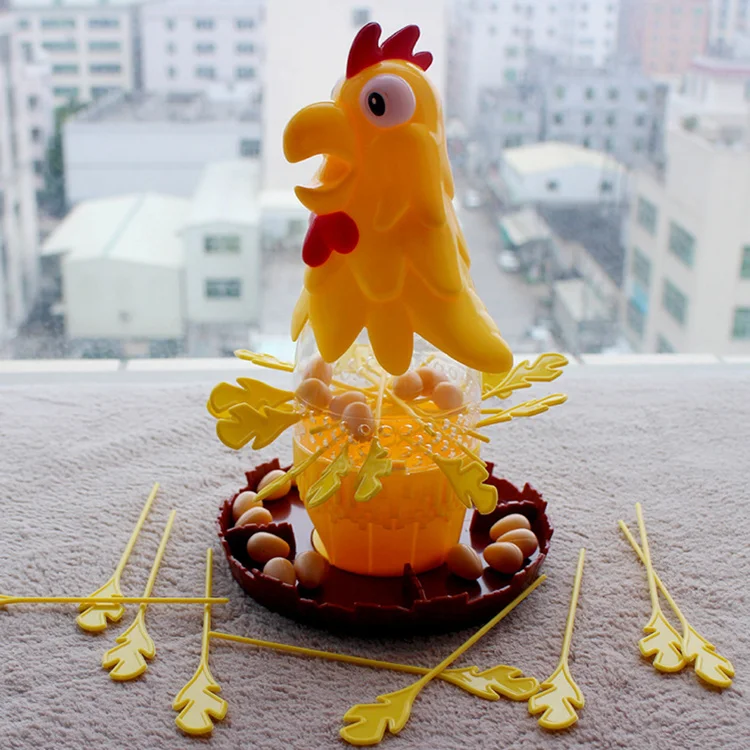 [TOP] Chicken Drop Board Game take turns plucking feathers from the without Releasing Eggs Family parent-child Toy | Игрушки и хобби