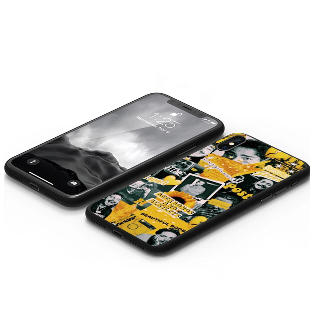 WEBBEDEPP Post Malone Austin Richard TPU чехол для Apple iPhone 6 6S 7 8 Plus 5 5S SE X XS MAX XR мягкий | Мобильные