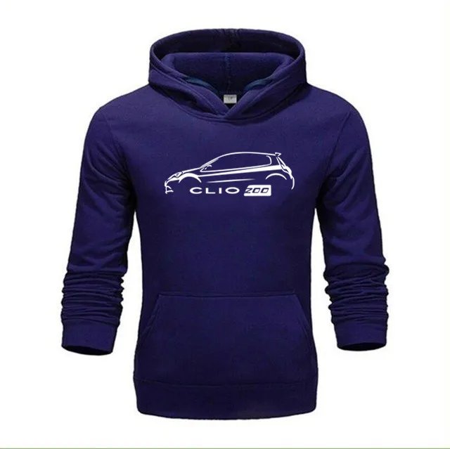 2018 Новый высокое качество XS 4XL брендовая одежда для мужчин толстовки RENAULT 197 CLIO SPORT