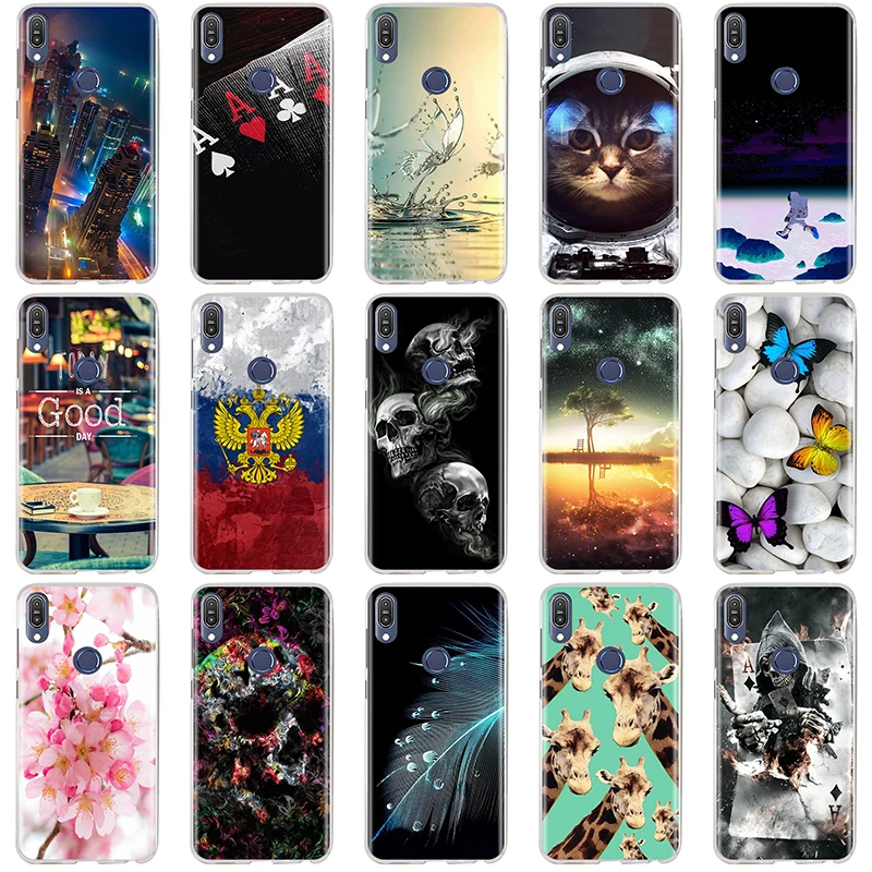 For Asus Zenfone Max Pro M1 ZB601KL Case Silicone Soft TPU Phone for ZB602KL Cover Capa funda | Мобильные телефоны и