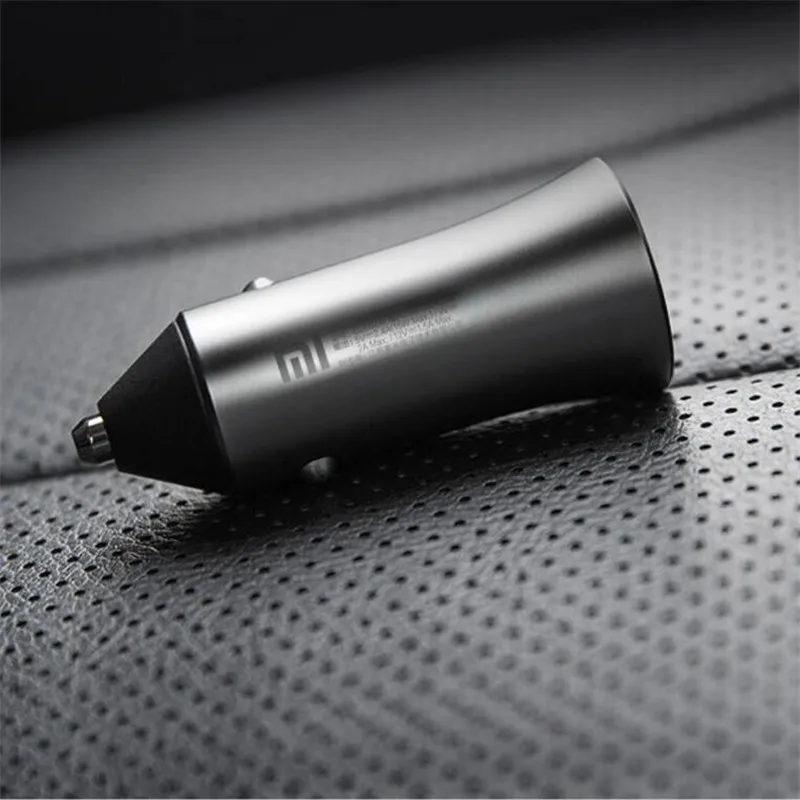 Автомобильное зарядное устройство Xiaomi универсальное быстрое с двумя USB портами 5
