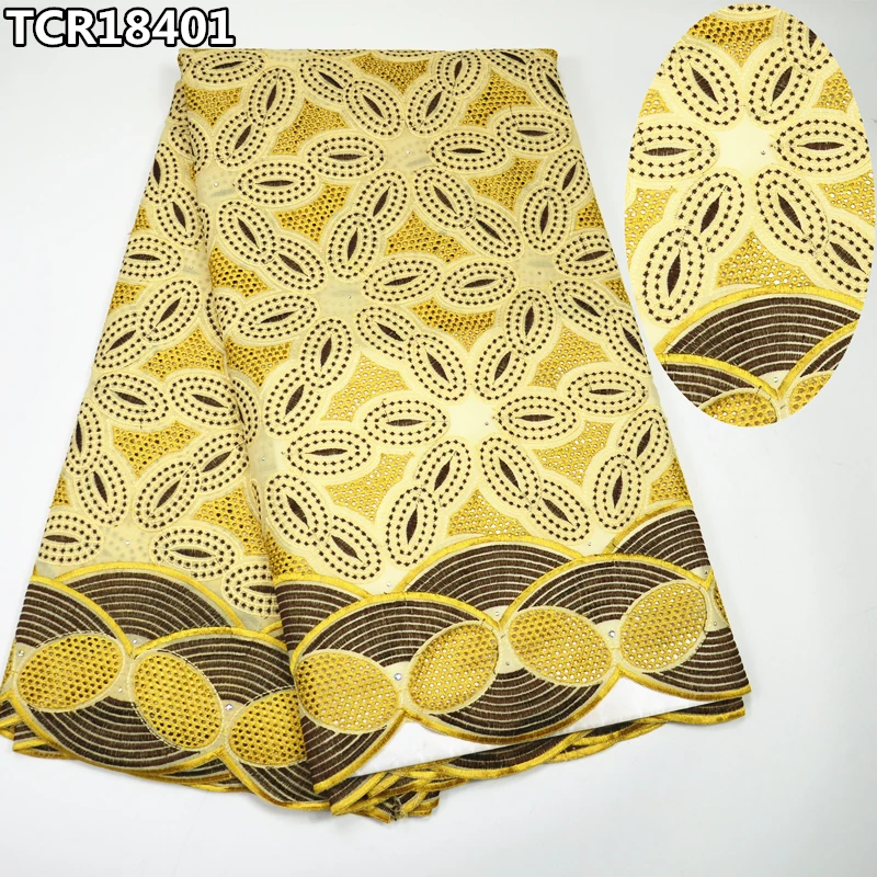 TCR184 хорошее качество Африканский швейцарский кружевной ткани 2017 последние