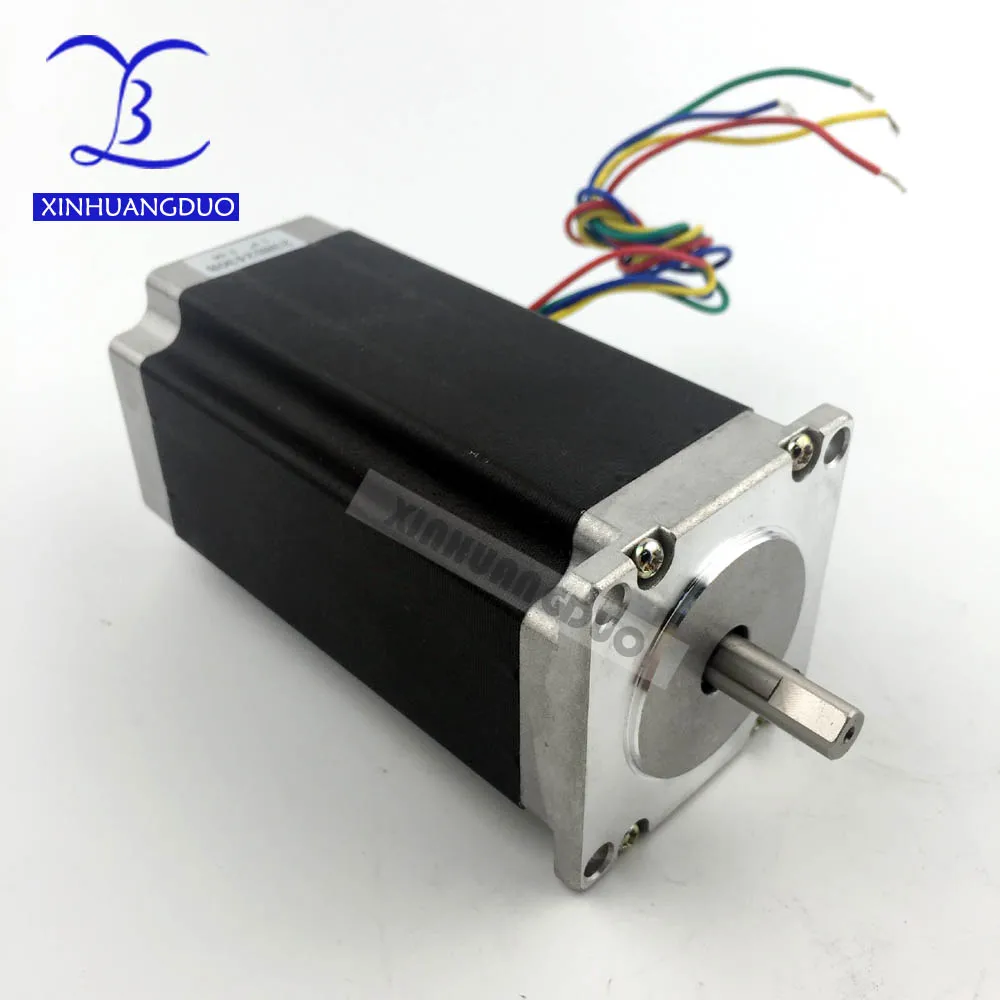 Дуальный вал Nema23 CNC шаговый двигатель. Лучшая продажа! Бесплатная доставка. Nema 23 Шаговый двигатель 57BYGH112 425oz-in 112мм 3A.