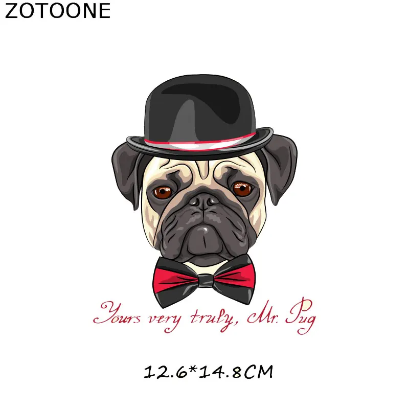 Нашивка ZOTOONE с рисунком животных для одежды наклейка самостоятельного нанесения