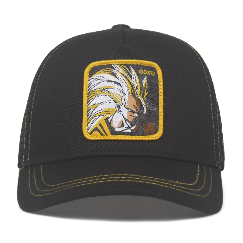 Бренд Вегета чехол Capsule corp Dragon Ball Z Snapback хлопок Бейсбол Кепки Для мужчин Для женщин в стиле «хип-хоп» для папы сетчатая шляпа Кепка-тракер в дропшиппинг