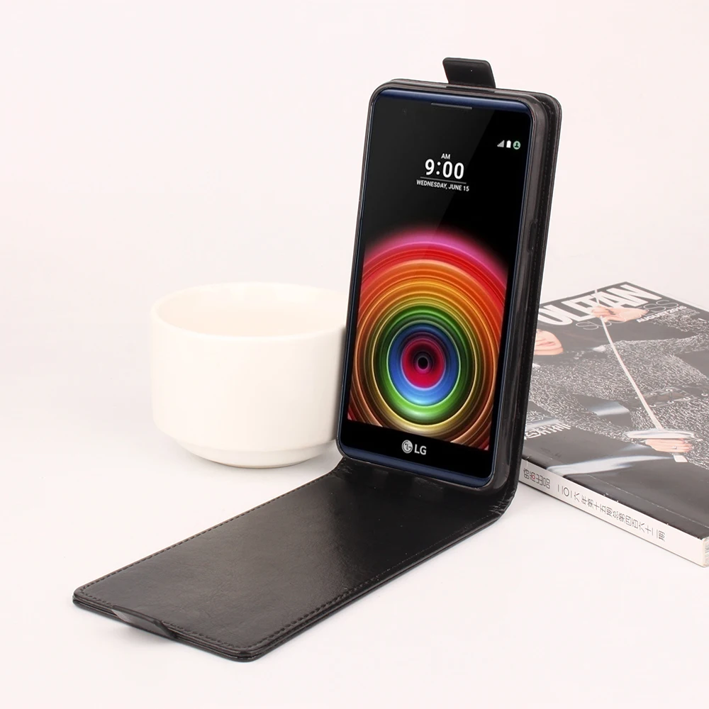 Кожаный чехол для LG X Мощность F750K K450 LS755 чехол-книжка F750 K / 450/v-образной КРЕПЕЖНОЙ