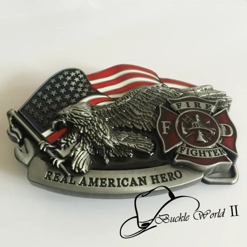 Классический крутой 3D орел настоящий американский герой Пожарный пояс бойцов