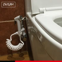 bathroom accessories toilet bidet tap handheld shower portable bidet sprayer gun toilet seat bidet home spray without drilling