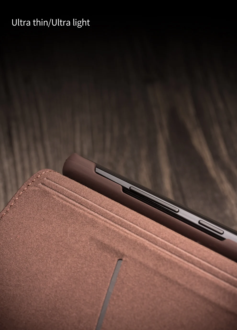 QIALINO, Модный чехол из натуральной кожи для samsung Galaxy Note 8, роскошный Ультратонкий чехол со слотом для карт, для samsung note 8, 6,3 дюймов