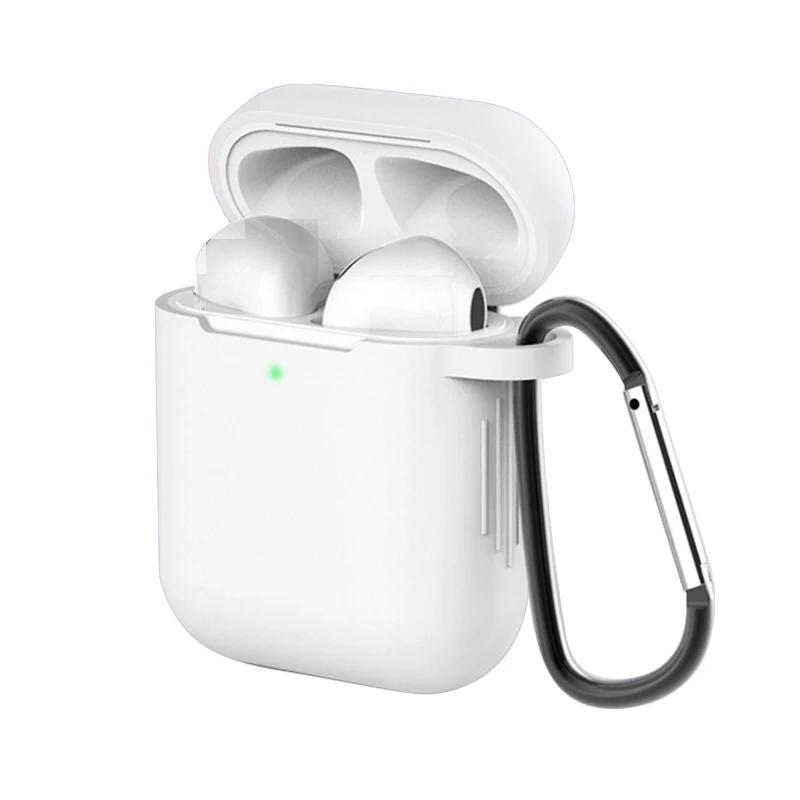 01 Мягкий силиконовый чехол для Airpods для Air Pods, противоударный защитный чехол для наушников, водонепроницаемый чехол для iphone 7 8, аксессуары для гарнитуры - Цвет: 01
