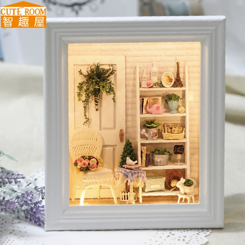 Кукольный домик сделай сам деревянный миниатюрный кукольный миниатюрные