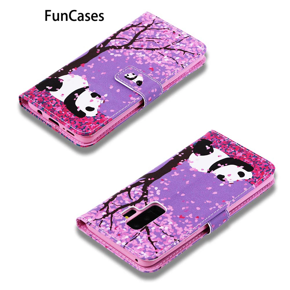 Розовая кожаная сумка для телефона из искусственной кожи Броня samsung S9 Plus