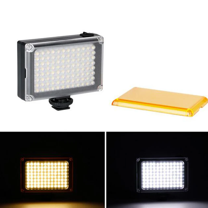 Ulanzi 96 LED телефон видео свет фото освещение на камеру Горячий башмак Светодиодная
