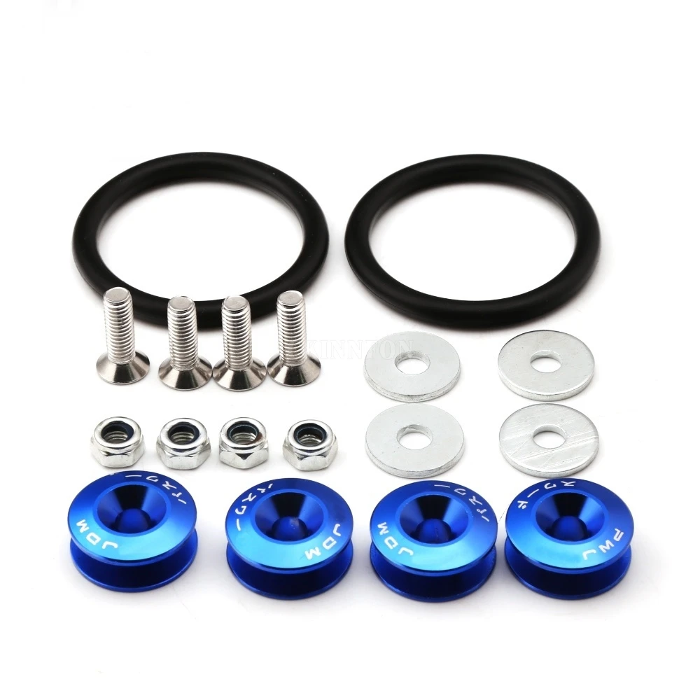 200Sets/Lot JDM Style Aluminum Bumper Quick Release Fasteners Fender Washers For Honda Civic Integra And Universal Car | Автомобили и