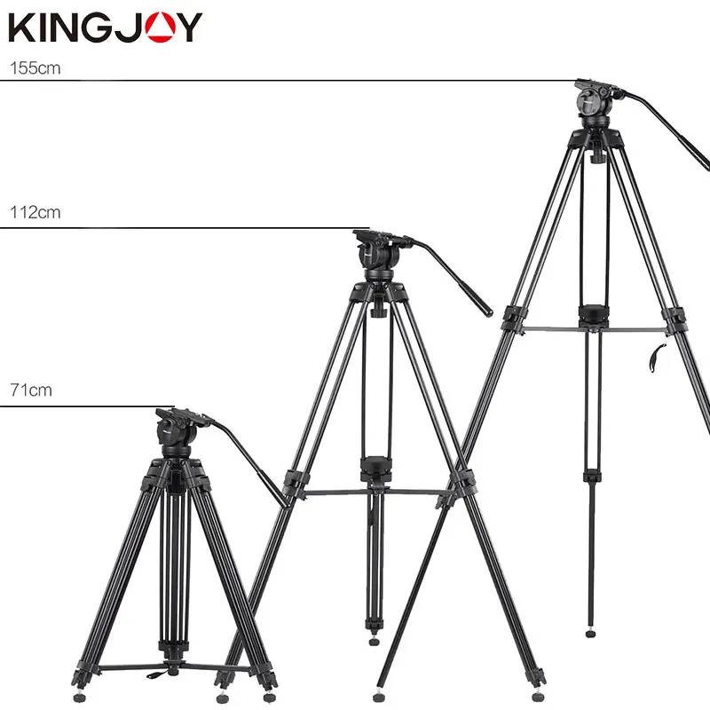 Профессиональный легкий штатив KINGJOY для камеры официальный с держателем