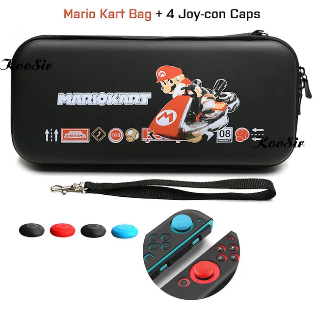 Only Bag Консольный переключатель Nintendo сумка Nintendoswitch перечисленные мягкий чехол из ТПУ с принтом "Nitendo переключатель Joycon силиконовые колпачки на большой палец для Nintendo S переключатель игры - Цвет: Only Bag