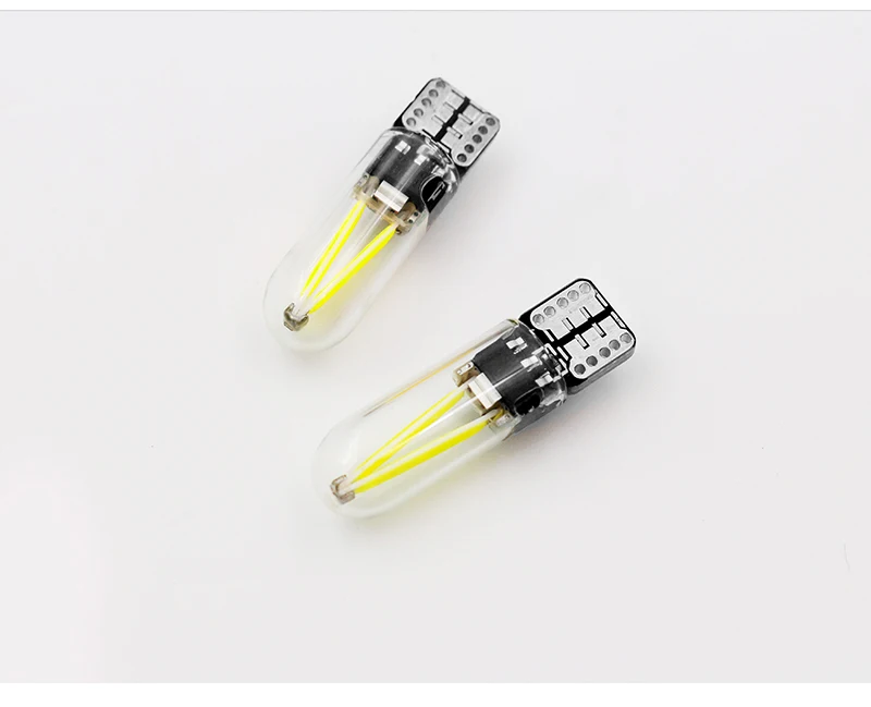 2x автомобиль светодиодный новые W5W led T10 cob стекло автомобиля светильник со светодиодными нитями на авто автомобилей Чтение купольная лампа DRL стайлинга автомобилей 12v