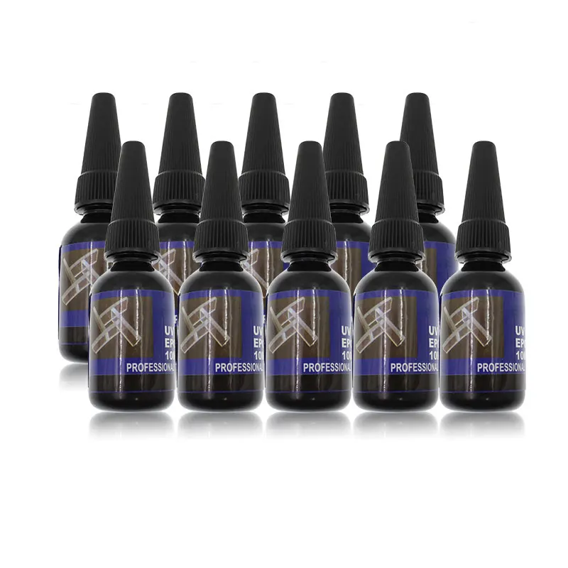 11 шт./компл. супер Жидкий УФ эпоксидный полимерный клей светодиодный фонарь